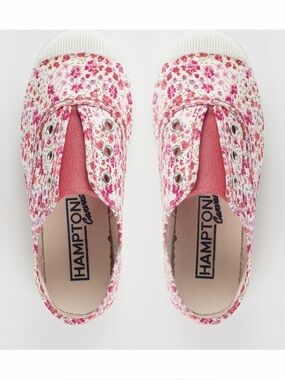 🌸 Hampton Canvas Floral Slip-On Shoes | Made in Spain | EU 25 🌸